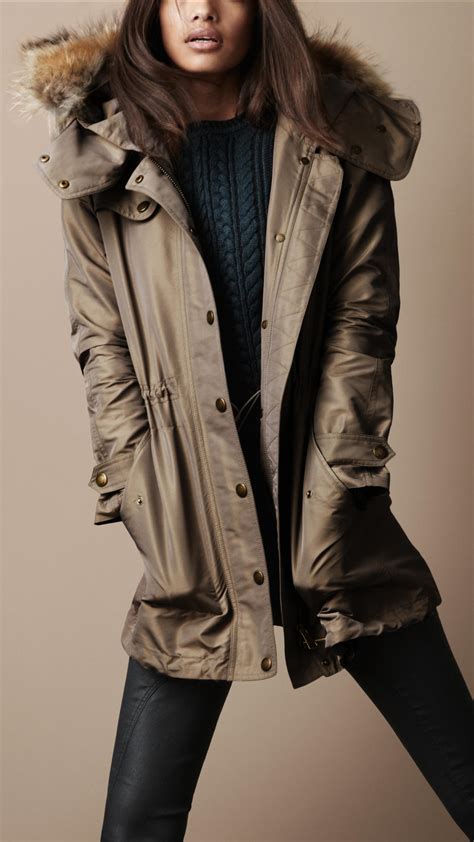 burberry ladies parka|Burberry parka men.